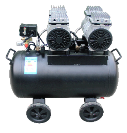 COMPS康姆普斯移動式低噪音全無油小型空壓機(jī)TE602-50L