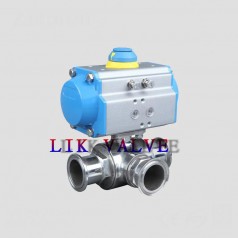 進(jìn)口氣動(dòng)三通衛(wèi)生 球閥-德國(guó)進(jìn)口氣動(dòng)三通球閥