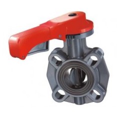 ASTORE蝶閥1V800系列，輸水的灰色PVC蝶閥