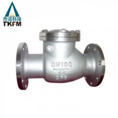 泰流科技（TKFM）自動(dòng)硬密封不銹鋼法蘭止回閥H44W-16/25 P/R