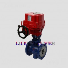 進(jìn)口電動(dòng)防爆V型球閥-紙漿、礦漿V型切斷球閥