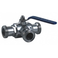 供應(yīng)Q24F、Q25F不銹鋼三通外螺紋球閥