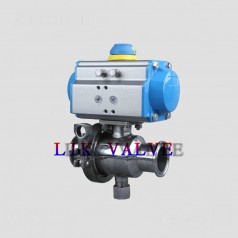 進(jìn)口氣動(dòng)衛(wèi)生 快裝卡箍球閥