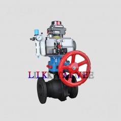 進(jìn)口氣動(dòng)碳鋼帶手動(dòng)球閥