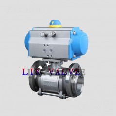 進(jìn)口氣動三片式真空球閥-德國萊克氣動真空球閥