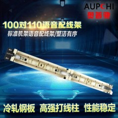 奧普馳100對(duì)110電話配線架100對(duì)語(yǔ)音配線架RJ11高端電話配線架