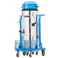 不銹鋼桶身，美觀、輕便、堅(jiān)固耐用工業(yè)吸塵器