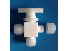 專(zhuān)業(yè)加工PTFE手動(dòng)三通閥門(mén) PP手動(dòng)三通閥門(mén)