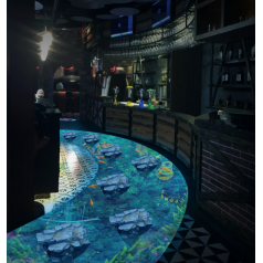 戶外文旅公園景區(qū)引流走廊地面互動投影3d全息沉浸式