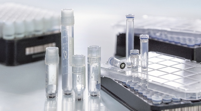 Greiner二維碼凍存管（聚丙烯，滅菌，自然色）123263-2DG 1ml二維碼凍存管，內(nèi)旋，預