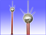 多針球形優(yōu)化避雷針， 球狀型雷電接閃器